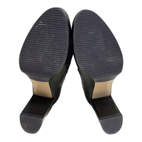 STUART WEITZMAN Black Leather Knee High Heel Boots Shoes 5.5 - Picture 15 of 16